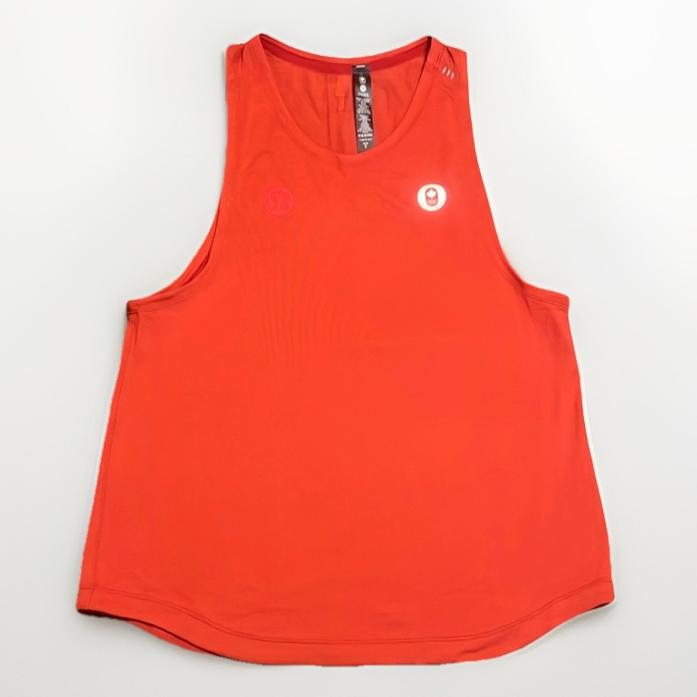 NWOT Lululemon Men’s Red Olympic Pan American Team Tank Top sz M - Picture 1 of 9